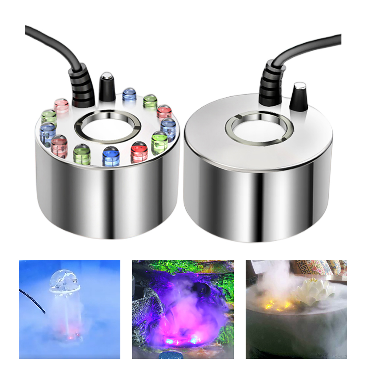 Terrarium Fogger Ultrasonic - Brumisateur ultrasonique 110V 220V, dispositif d'atomisation