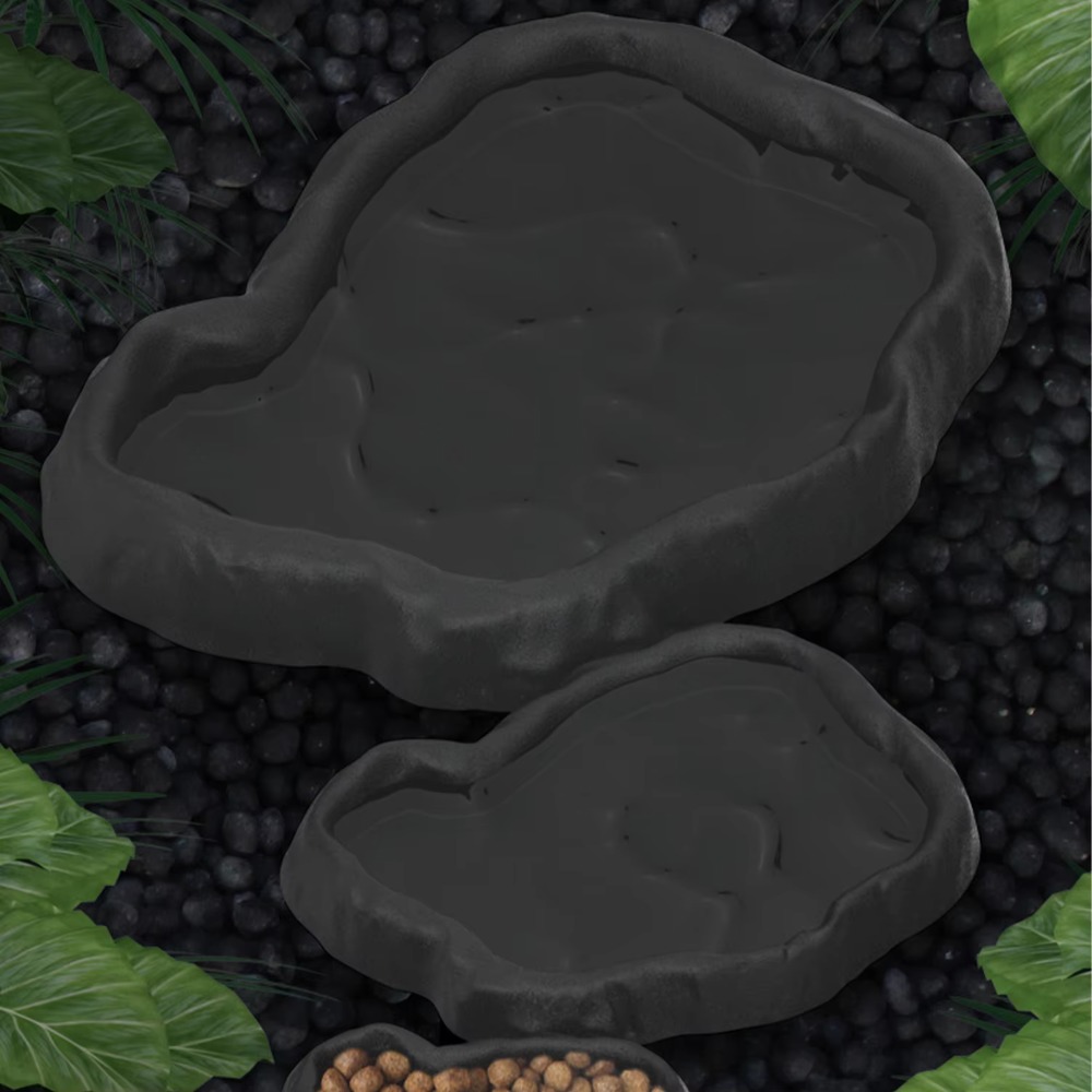 Water Dish Reptile - Bol d'alimentation pour reptiles en résine