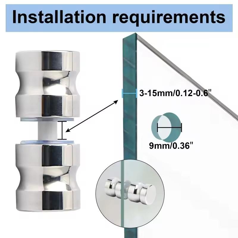 Poignée élégante pour porte de - Glass Door Hinge avis et prix