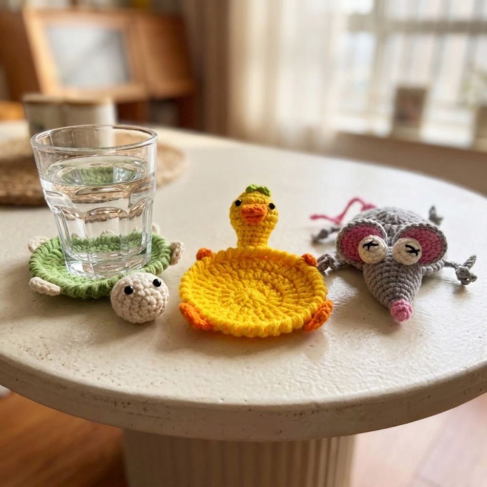 Sous-verre fantaisie en croche - Water Dish Reptile avis et prix